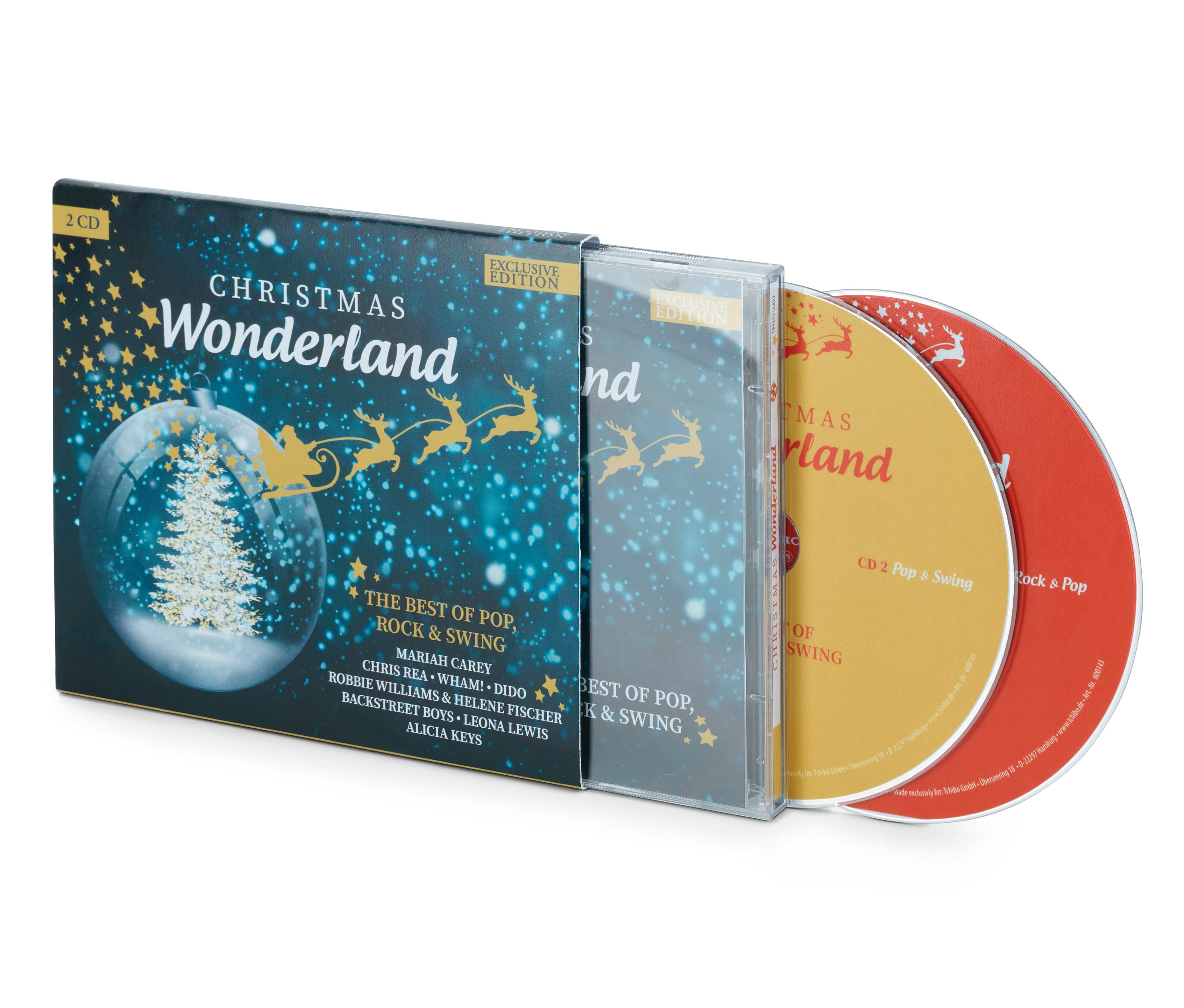 Cover und zwei CDs des Albums CD »Christmas Wonderland«.
