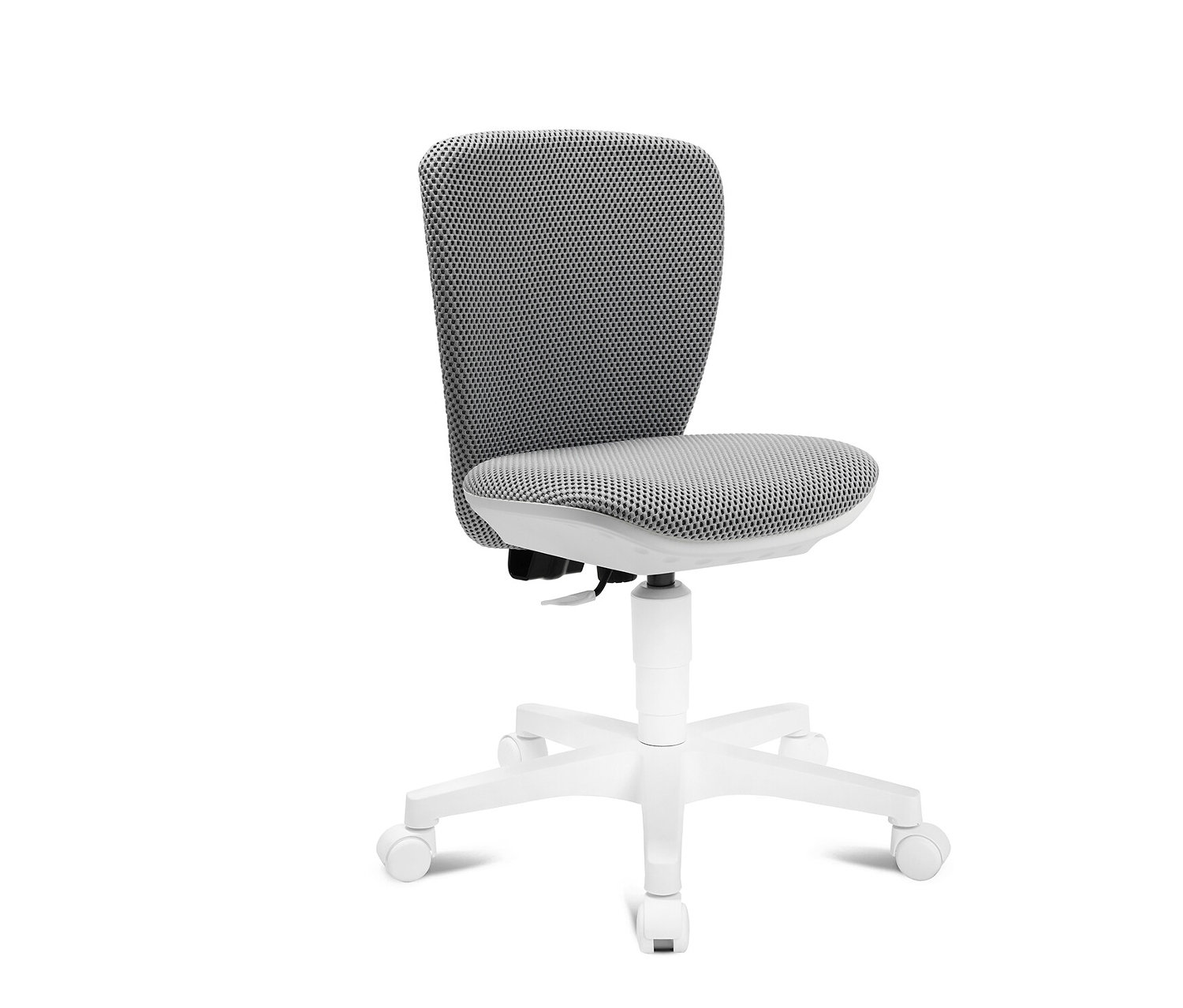 Grauer Topstar Sitness »Home S'cool« Bürostuhl auf weißem Hintergrund.