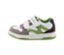 Detailaufnahme eines grau-grünen Lurchi Sneakers.