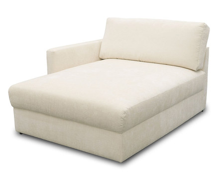 DOMO Longchair »Sonderburg« links, creme