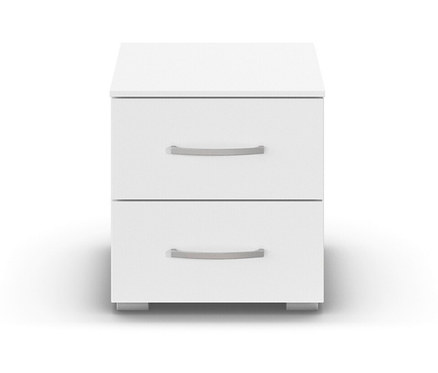 Weißer rauch Nachttisch »Aditio« mit 2 Schubladen.