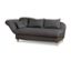 Graue Max-Winzer®-Recamiere »Saturn« mit Stauraum links und Kissen.