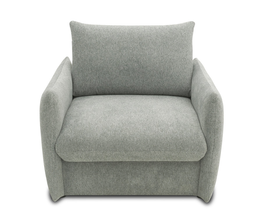 Graues DOMO collection Schlafsofa 1-Sitzer »Helsinki«.