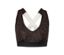 Braun-schwarzes Sport-Bustier.