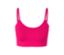 Ein fuchsiafarbenes Seamless-Bustier mit Spitze.