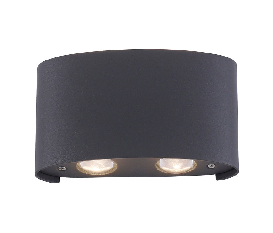 Eine Paul Neuhaus LED-Outdoor-Wandleuchte "Carlo".