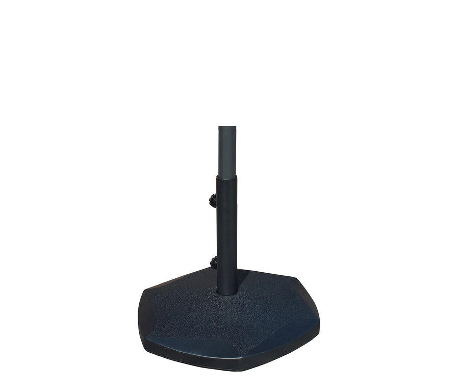 LECO Beton-Sonnenschirmständer mit 2 Rollen.