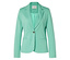 Mintgrüner Blazer mit Reverskragen, Knopfverschluss und Pattentaschen.