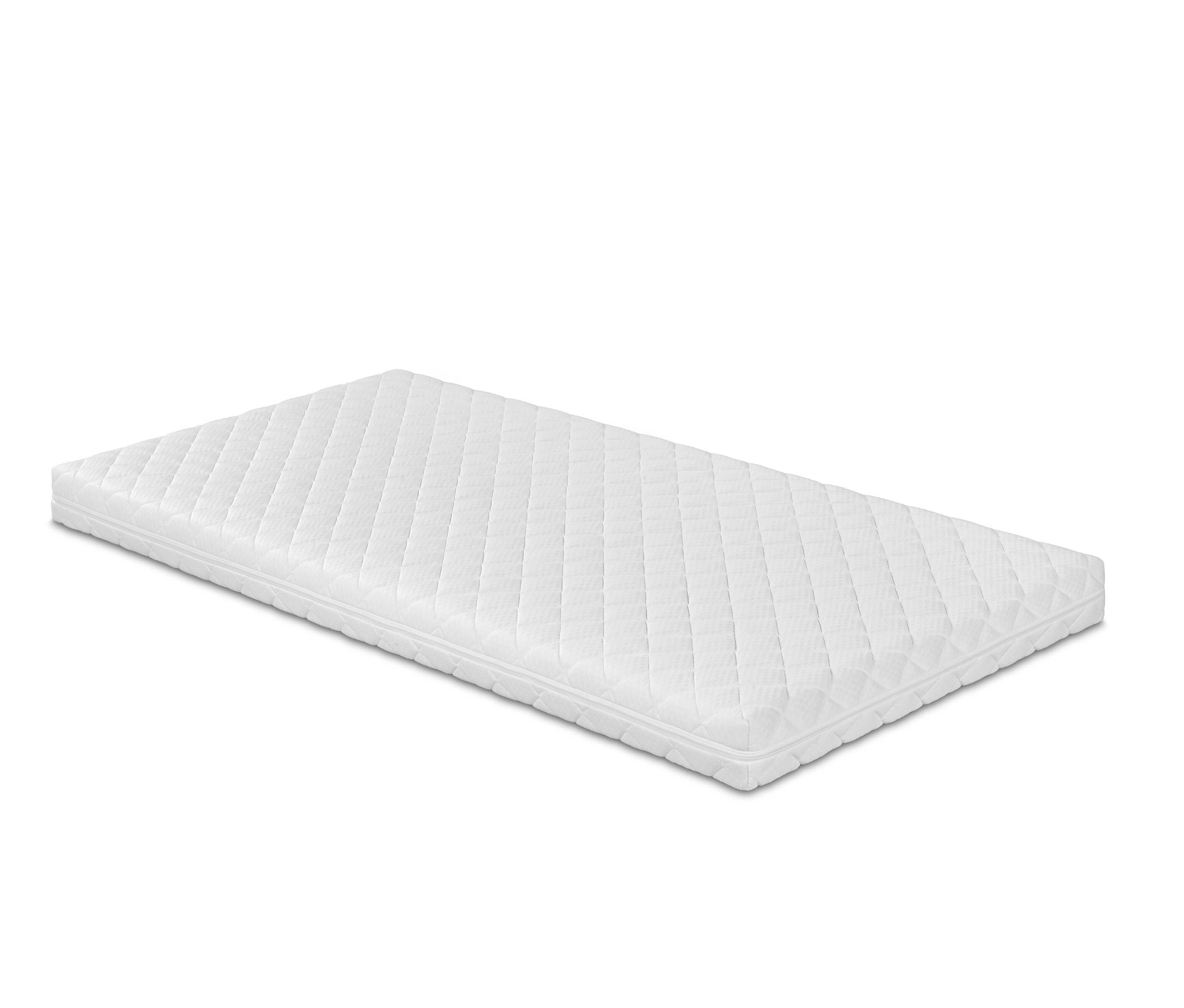 Weiße irisette® Kindermatratze, ca. 70 x 140 cm.