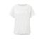 Weißes Blusenshirt mit Stickerei.