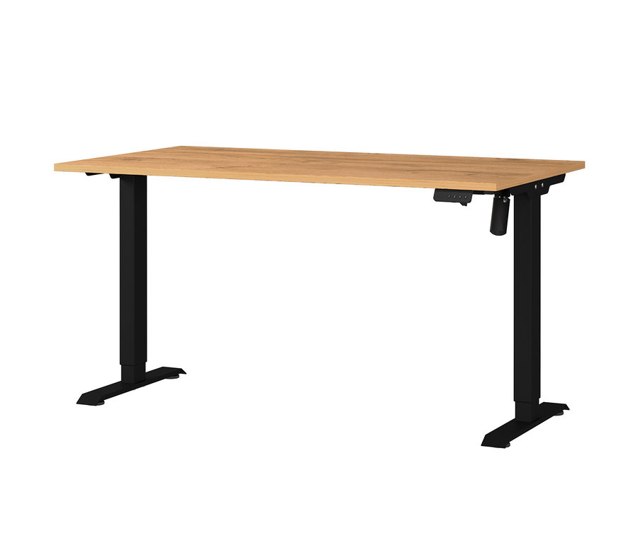 Elektrischer Schreibtisch »Profi«, 140 x 80 cm, Eiche.