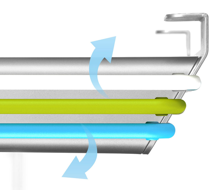 Ansicht des Joseph Joseph Schneidebrett-Sets »Folio Slim«.