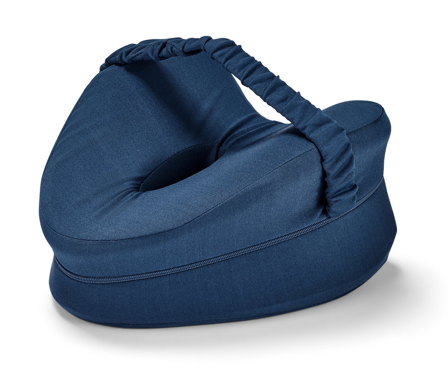 Ergonomisches Kniekissen für Seitenschläfer.