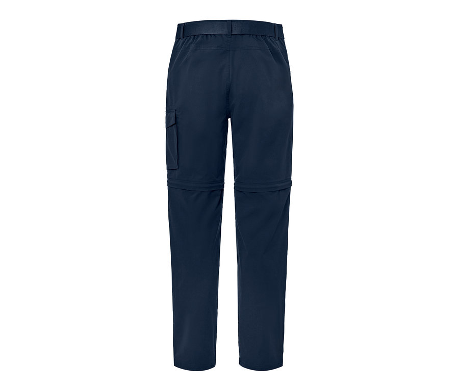Marineblaue 2-in-1-Funktionshose.