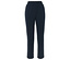 Dunkelblaue Hose mit elastischem Bund.