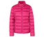 Pinke Steppjacke mit Kragen.