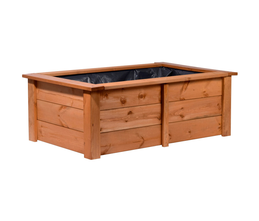 Rechteckiger Hochteich »Kubus«, Kiefer.