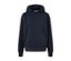 Navy Hoodie mit Kängurutasche.