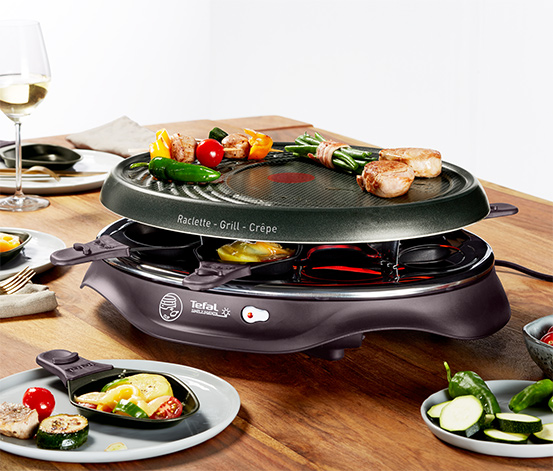 TEFAL®-Raclette mit Grillplatte für 8 Personen online bestellen bei Tchibo  365553