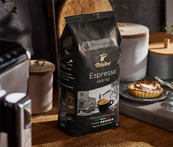 Espresso Kräftig - 1 kg ganze Bohne
