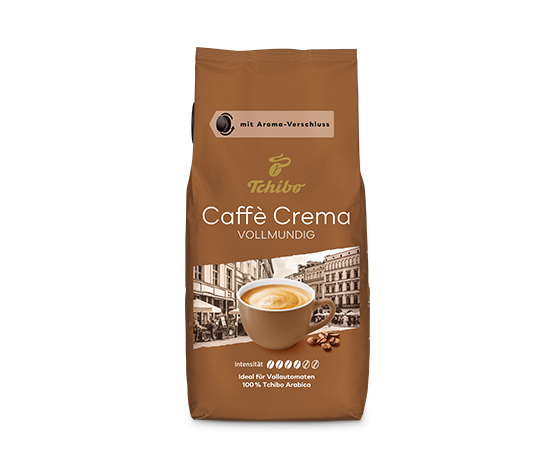 Caffè Crema Vollmundig - 1kg Ganze Bohne