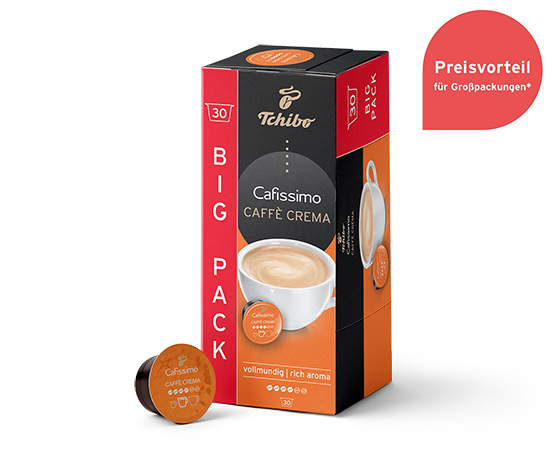 Caffè Crema vollmundig – 30 Kapseln