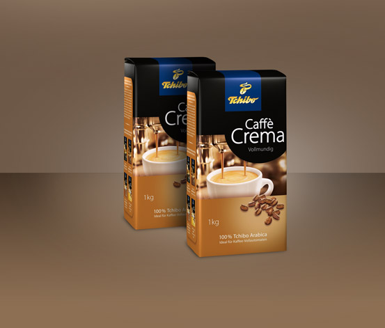 2 kg Caffè Crema Vollmundig - Ganze Bohne
