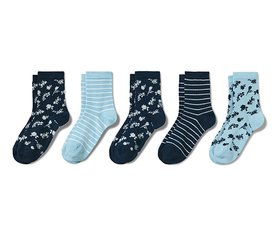 5 Paar Kinder-Socken, geblümt online bestellen bei Tchibo 656983