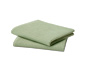 2 Premium-Handtücher mit Waffelpiqué, grün