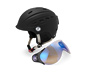 Hardshell-Ski- und Snowboard-Helm mit Visier