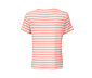 Gestreiftes T-Shirt, roséfarben