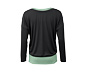 2-in-1-Sportshirt, schwarz-grün