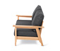 2-Sitzer-Sofa aus FSC®-zertifiziertem Holz