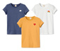 3 T-Shirts aus Bio-Baumwolle, unifarben