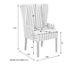 Max Winzer®-Dining-Sessel mit Armlehne »Hendrik«, greige-weiß gestreift