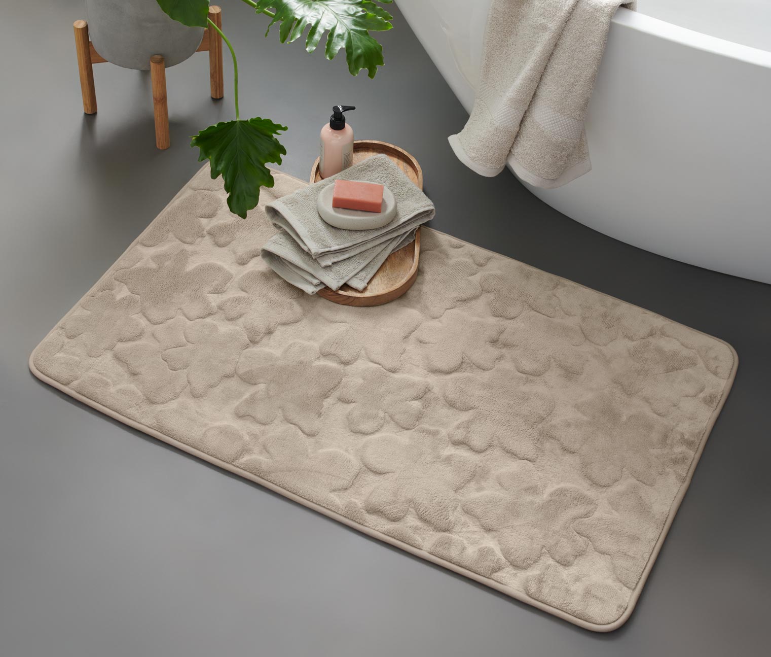 Komfort-Badematte, ca. 45 x 75 cm, beige online bestellen bei Tchibo 642312