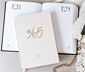 Notizbuch »365«, elfenbeinfarben