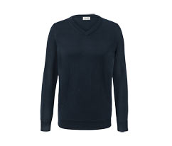 Merinopullover, navyblau