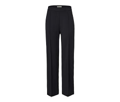 Jerseyhose mit Biese, schwarz