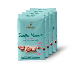 Sanfter Moment (50% entkoffeiniert) - 4x 500 g Ganze Bohne