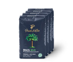 Privat Kaffee Brazil Mild - 4x 500 g Ganze Bohne