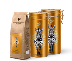 Rarität »Isanya Zambia« inkl. 2 Kaffeedosen - 500 g Ganze Bohne