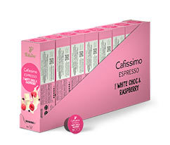 Cafissimo Flavoured Spring Edition Espresso - White Choc & Raspberry - 80 Kapseln