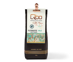 Qbo Premium Coffee Beans »Kooperative Coopedota« Filterkaffee Mild - 250 g Ganze Bohne