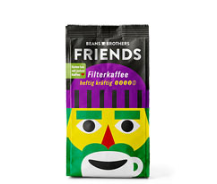 BEANS BROTHERS FRIENDS Filterkaffee Kräftig - 250 g Gemahlen