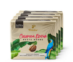 Beste Bohne Colombia Edition - 4x 500 g Gemahlen