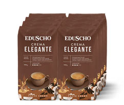 EDUSCHO Crema Elegante – 2x 1kg Ganze Bohne