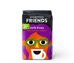 BEANS BROTHERS FRIENDS Caffè Crema Mild - 500 g Ganze Bohne