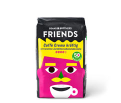 BEANS BROTHERS FRIENDS Caffè Crema Kräftig - 500 g Ganze Bohne