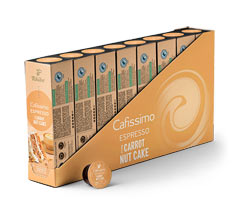 Cafissimo Flavoured Espresso – Carrot Nut Cake 80 Kapseln